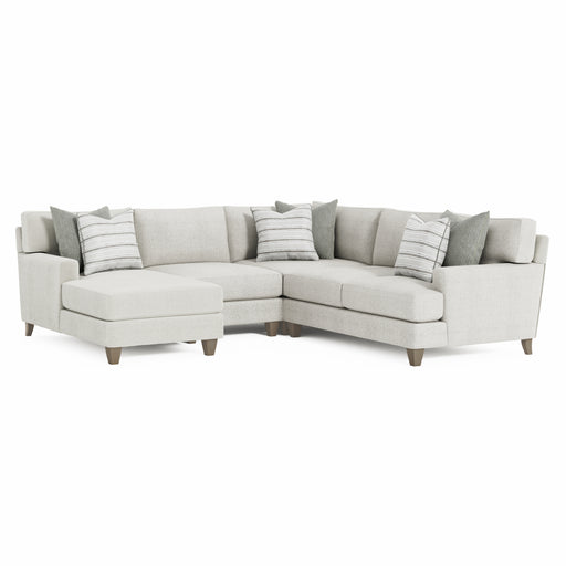 Bernhardt Mila 4-Piece LAF Fabric Sectional