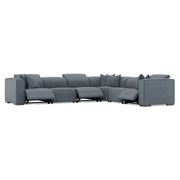 Bernhardt Bliss Fabric 6 piece Power Motion Sectional