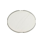 Bernhardt Morello Oval Metal End Table