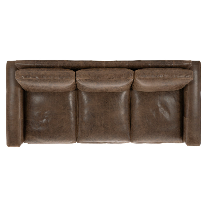 Bernhardt Dawkins Leather Sofa