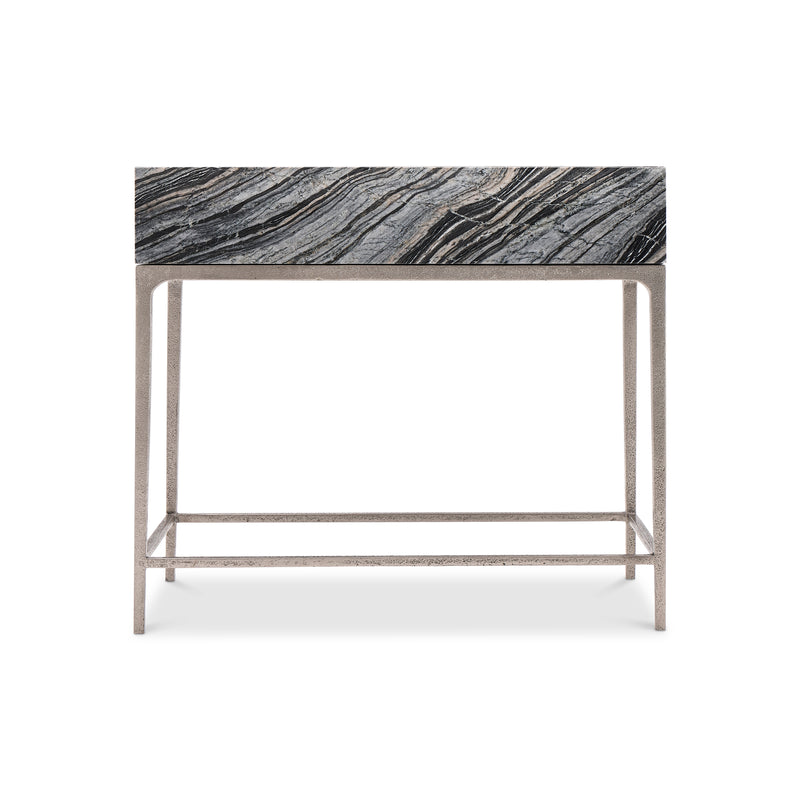 Bernhardt Linea Black Marble Nightstand