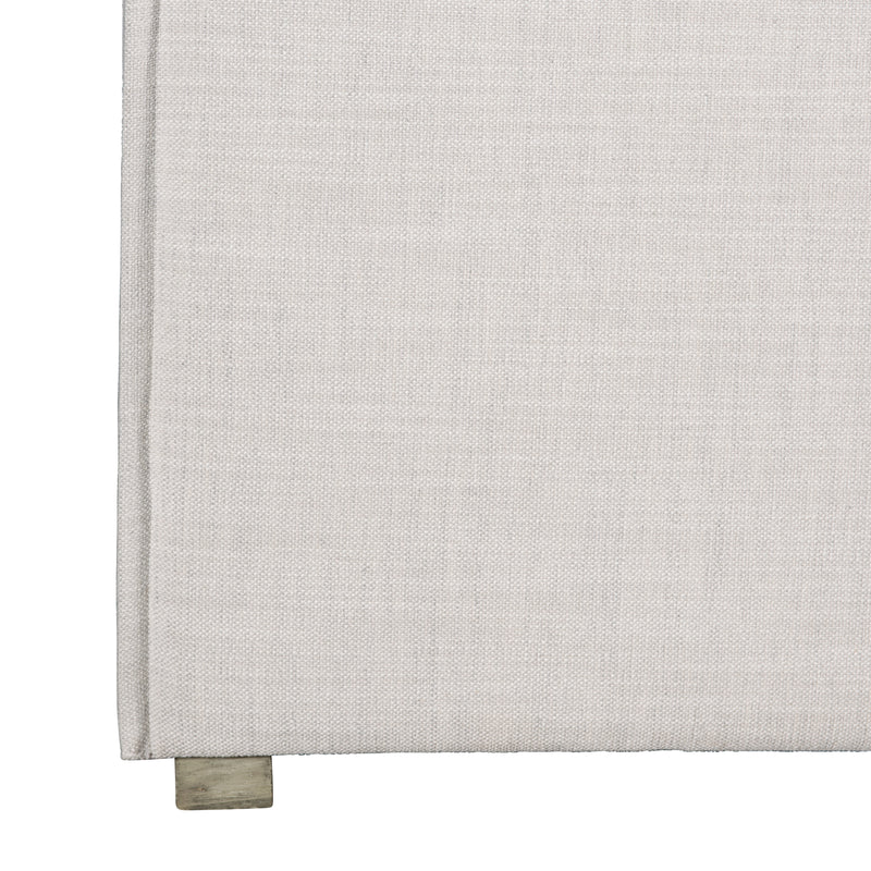 Bernhardt Sawyer Upholstered Panel Bed, Queen - Greige