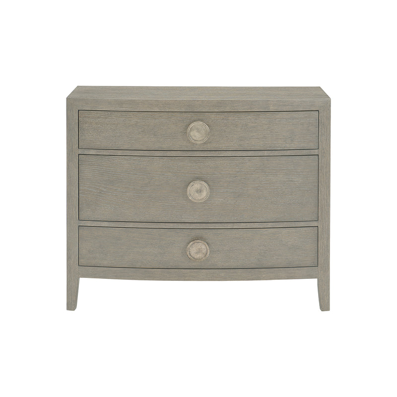 Bernhardt Linea Bachelor's Chest in Cerused Greige