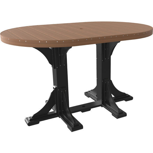 LuxCraft Poly 4ft x 6ft Oval Table