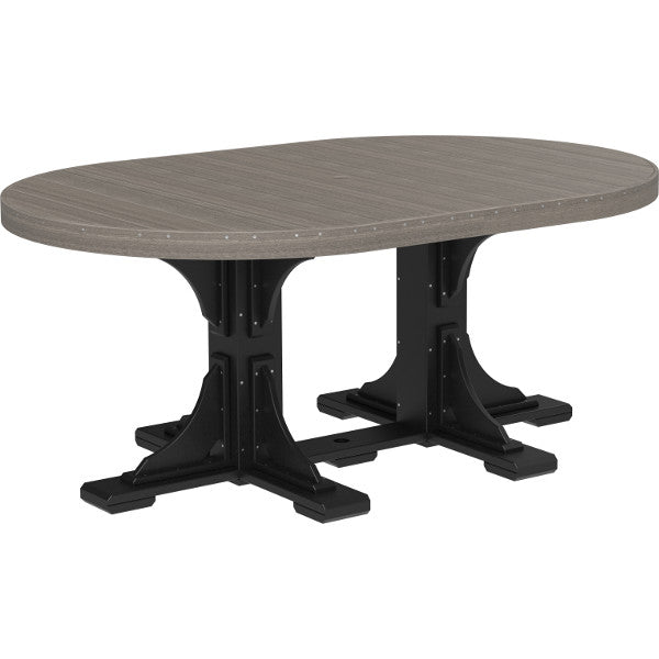 LuxCraft Poly 4ft x 6ft Oval Table