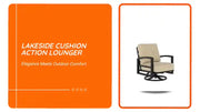 Lakeside Cushion Action Lounger by@Outfy