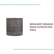 Bernhardt Miramar Drum Outdoor End Table by@Outfy