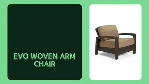 Evo Woven Arm Chair by@Outfy