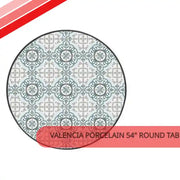 Valencia Porcelain 54" Round Table Top by@Outfy