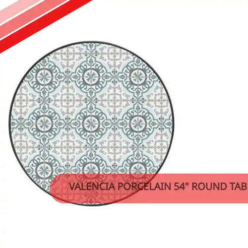 Valencia Porcelain 54" Round Table Top by@Outfy