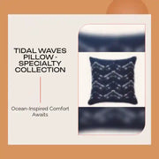 Tidal Waves Pillow - Specialty Collection by@Outfy
