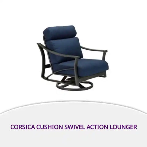 Corsica Cushion Swivel Action Lounger by@Outfy
