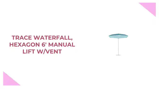 Trace Waterfall, Hexagon 6' Manual Lift w/Vent by@Outfy