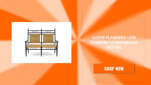 Lloyd Flanders Low Country Cushionless Settee by@Outfy