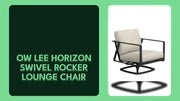OW Lee Horizon Swivel Rocker Lounge Chair by@Outfy