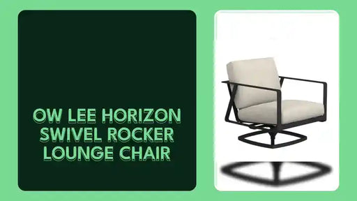 OW Lee Horizon Swivel Rocker Lounge Chair by@Outfy