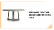 Bernhardt Trouville Round Outdoor Dining Table by@Outfy