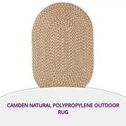 Camden Natural Polypropylene Outdoor Rug by@Outfy