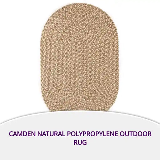Camden Natural Polypropylene Outdoor Rug by@Outfy
