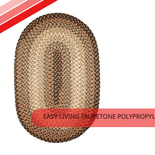 Easy Living Taupetone Polypropylene Outdoor Rug by@Outfy