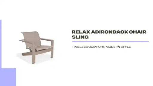 Relax Adirondack Chair Sling by@Outfy