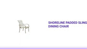 Shoreline Padded Sling Dining Chair by@Outfy