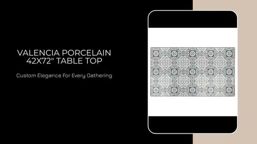 Valencia Porcelain 42x72" Table Top by@Outfy