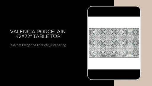 Valencia Porcelain 42x72" Table Top by@Outfy