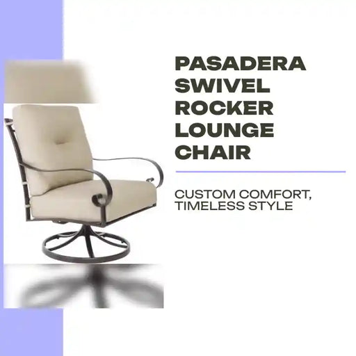 Pasadera Swivel Rocker Lounge Chair by@Outfy