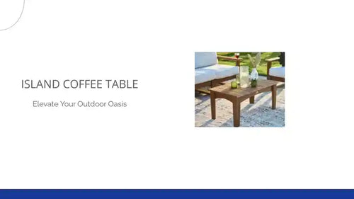 Island Coffee Table by@Outfy