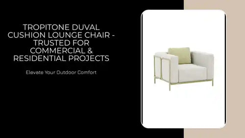 Tropitone Duval Cushion Lounge Chair - Trusted for Commercial &amp; Residential Projects by@Outfy