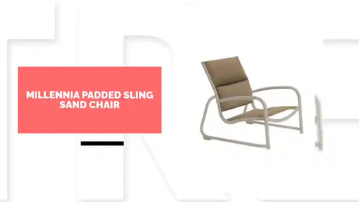 Millennia Padded Sling Sand Chair by@Outfy