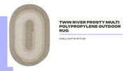 Twin River Frosty Multi Polypropylene Outdoor Rug by@Outfy
