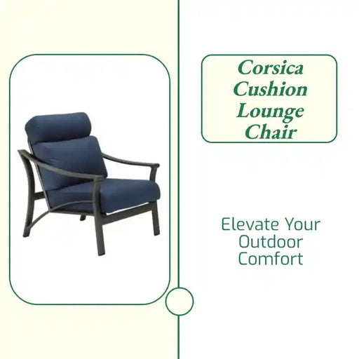 Corsica Cushion Lounge Chair by@Outfy