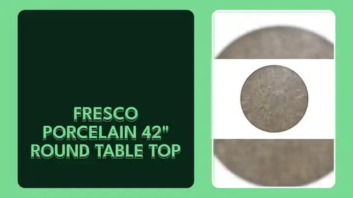 Fresco Porcelain 42" Round Table Top by@Outfy