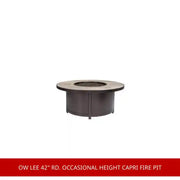 OW Lee 42" Rd. Occasional Height Capri Fire Pit by@Outfy