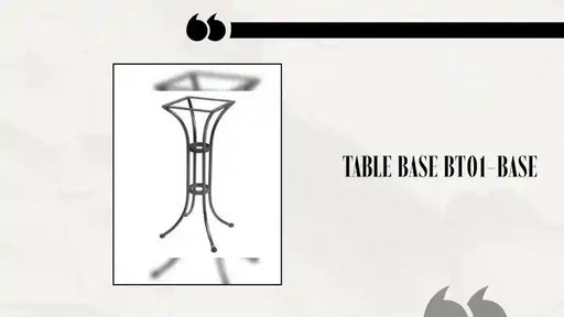 Table Base BT01-BASE by@Outfy