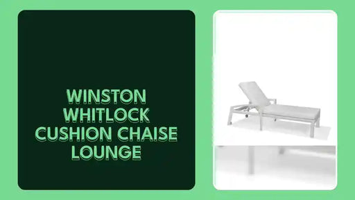 Winston Whitlock Cushion Chaise Lounge by@Outfy