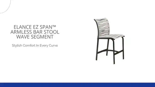 Elance EZ SPAN&trade; Armless Bar Stool Wave Segment by@Outfy