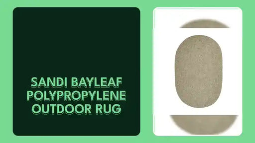 Sandi Bayleaf Polypropylene Outdoor Rug by@Outfy
