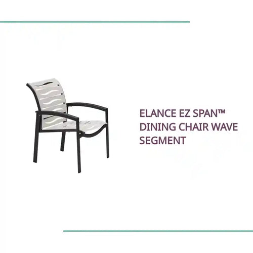 Elance EZ SPAN&trade; Dining Chair Wave Segment by@Outfy