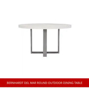 Bernhardt Del Mar Round Outdoor Dining Table by@Outfy