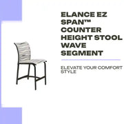 Elance EZ SPAN&trade; Counter Height Stool Wave Segment by@Outfy