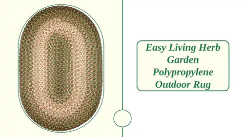 Easy Living Herb Garden Polypropylene Outdoor Rug by@Outfy