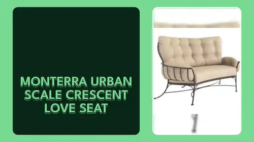 Monterra Urban Scale Crescent Love Seat by@Outfy
