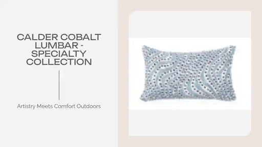 Calder Cobalt Lumbar - Specialty Collection by@Outfy