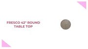 Fresco 42" Round Table Top by@Outfy