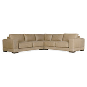 Bernhardt Lars Leather 3-Piece Sectional