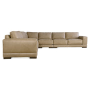 Bernhardt Lars Leather 5-Piece Sectional