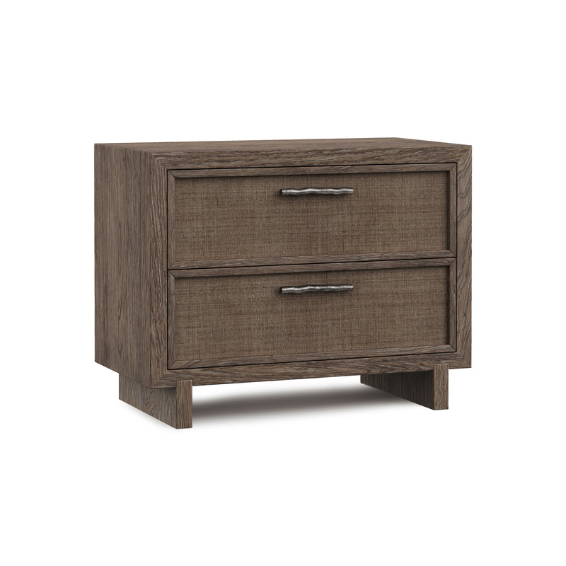 Bernhardt Casa Paros Nightstand with Woven Drawer Fronts